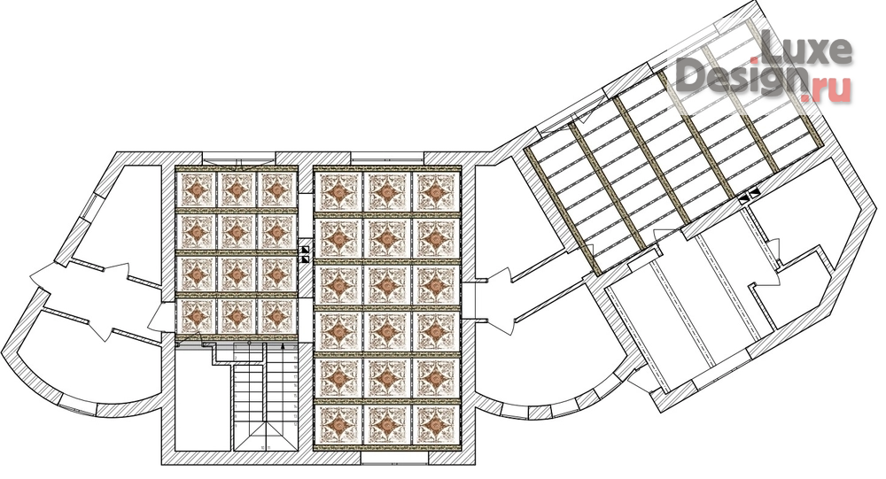 Дизайн интерьера загородного дома "Загородный дом в стиле итальянское палаццо" (фото 8)