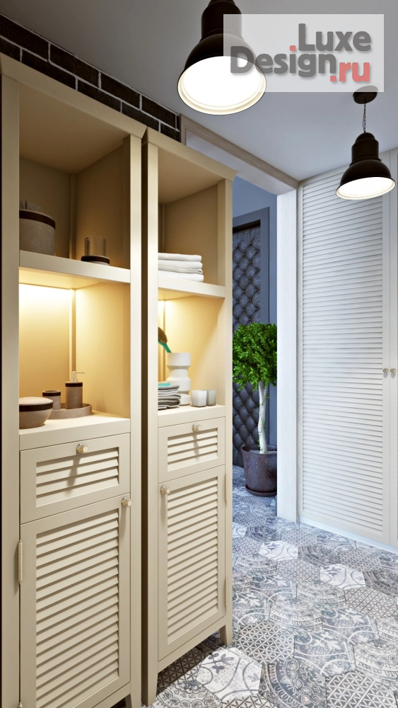 Дизайн интерьера двухкомнатной квартиры "квартира в Оружейном переулке" (фото 5)