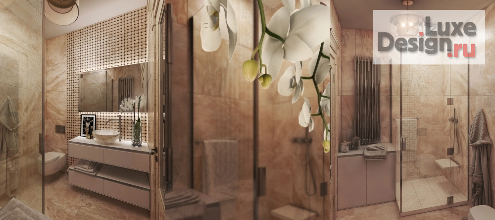 Дизайн интерьера апартаментов "квартира в Сокольниках" (фото 8)