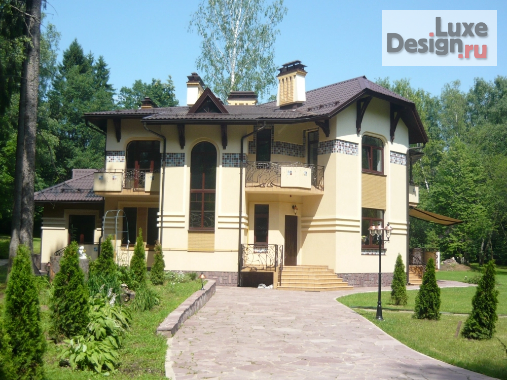 Частная архитектура "Частный дом в Абрамцево" (фото 1)