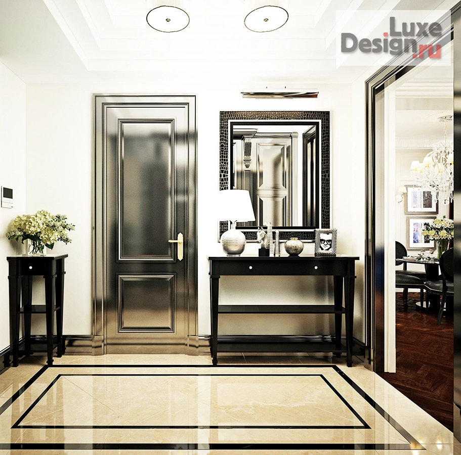 Дизайн интерьера трехкомнатной квартиры "ЖК Пресня - Сити" (фото 1)