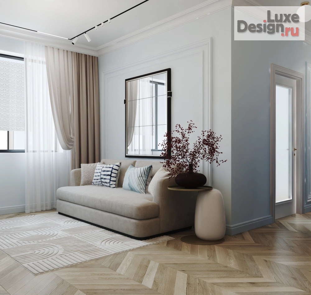 Дизайн интерьера квартиры "Квартира в стиле неоклассика" (фото 3)