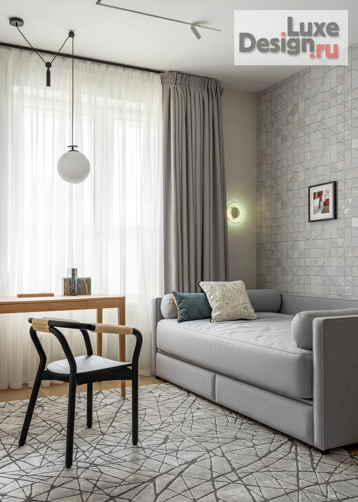 Дизайн интерьера двухкомнатной квартиры "Хрустальный" (фото 4)