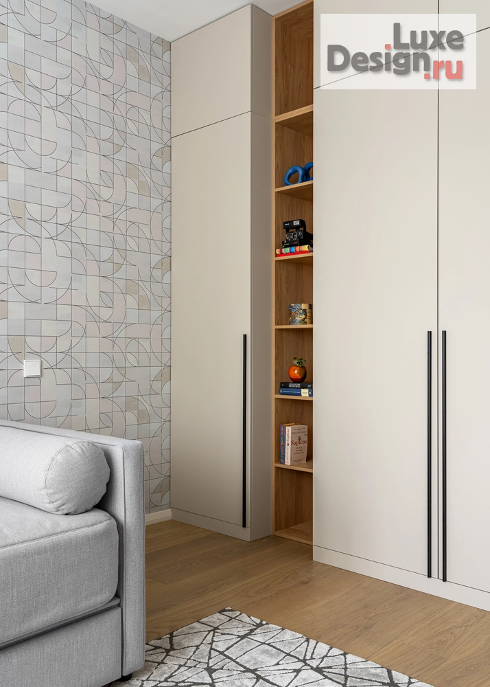 Дизайн интерьера двухкомнатной квартиры "Хрустальный" (фото 6)