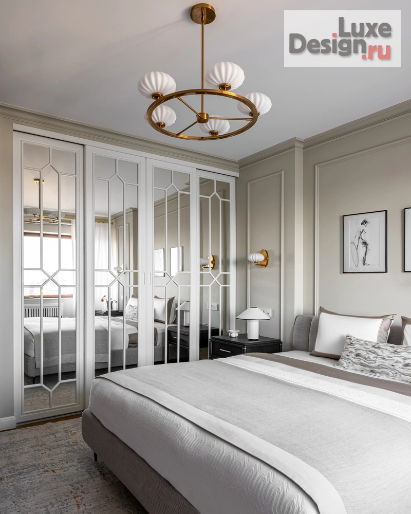 Дизайн интерьера трехкомнатной квартиры "Квартира с видом на Донской монастырь" (фото 5)