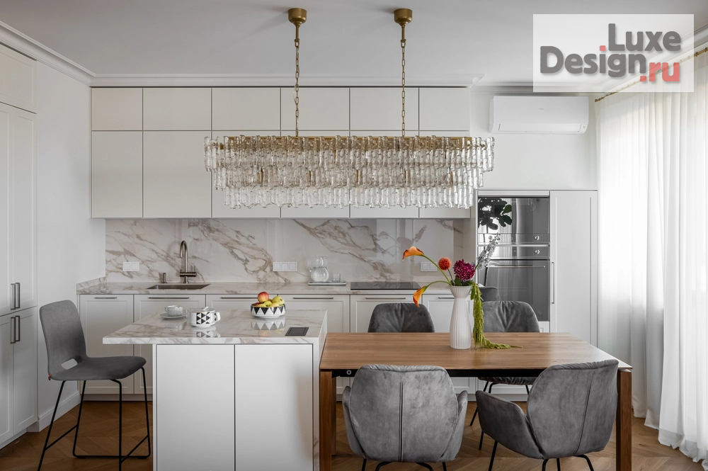 Дизайн интерьера трехкомнатной квартиры "Квартира с видом на Донской монастырь" (фото 15)