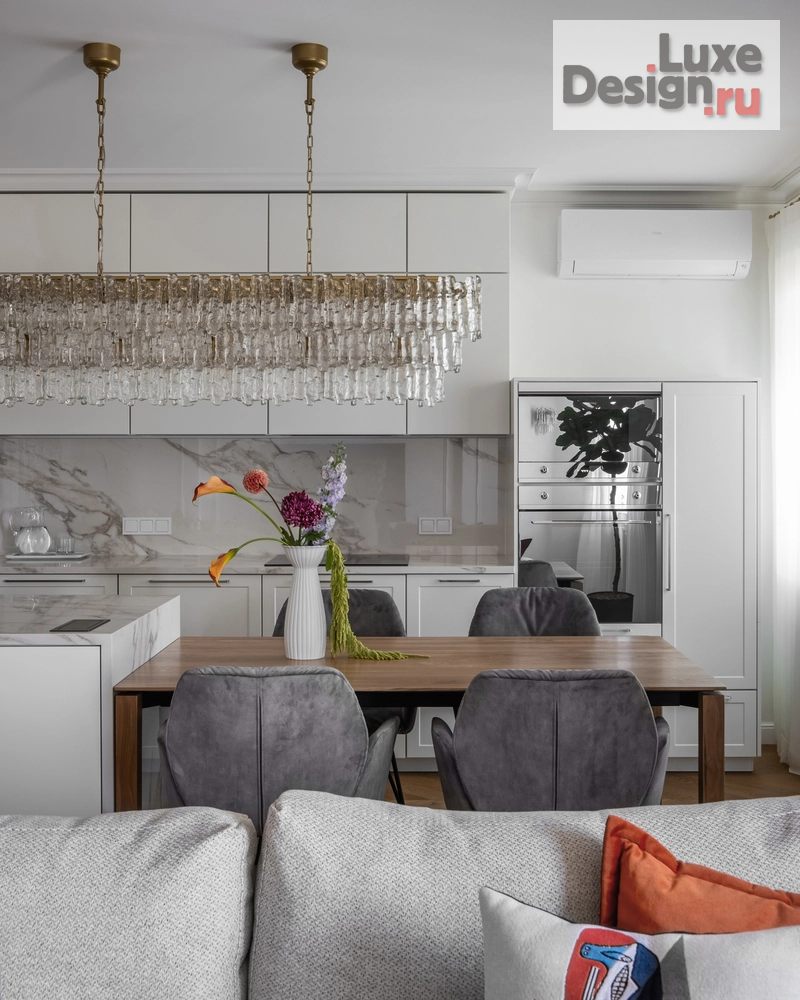 Дизайн интерьера трехкомнатной квартиры "Квартира с видом на Донской монастырь" (фото 17)