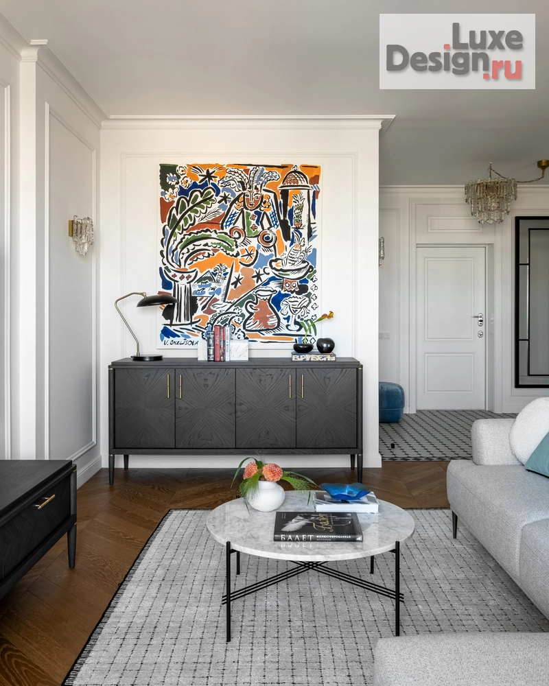 Дизайн интерьера трехкомнатной квартиры "Квартира с видом на Донской монастырь" (фото 19)