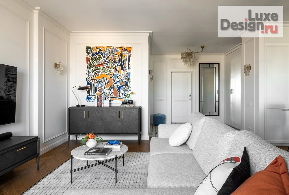 Дизайн интерьера трехкомнатной квартиры "Квартира с видом на Донской монастырь" (фото 20)