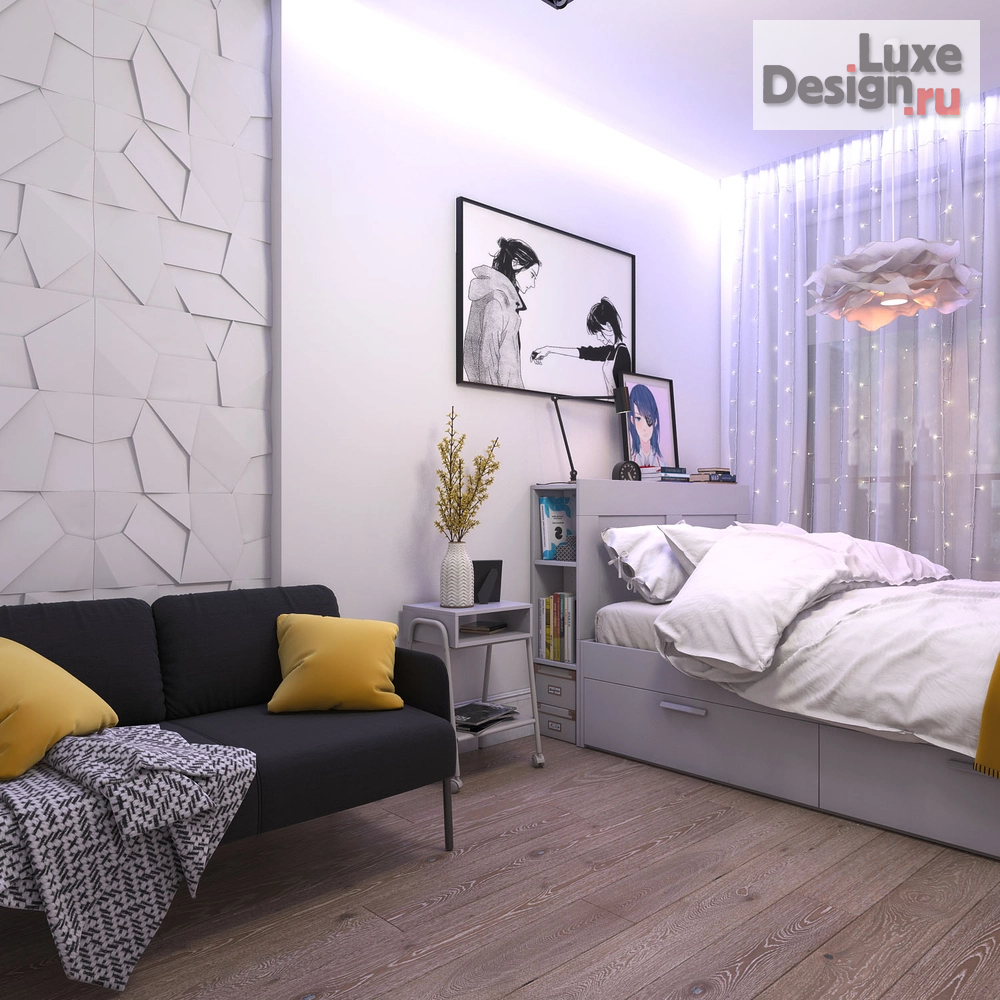 Дизайн интерьера четырехкомнатной квартиры "Крылья" (фото 11)