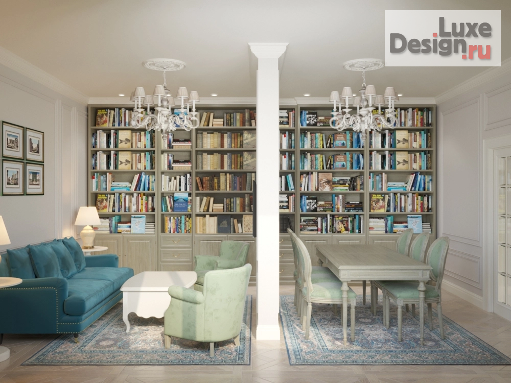 Дизайн интерьера загородного дома "Частный дом" (фото 1)