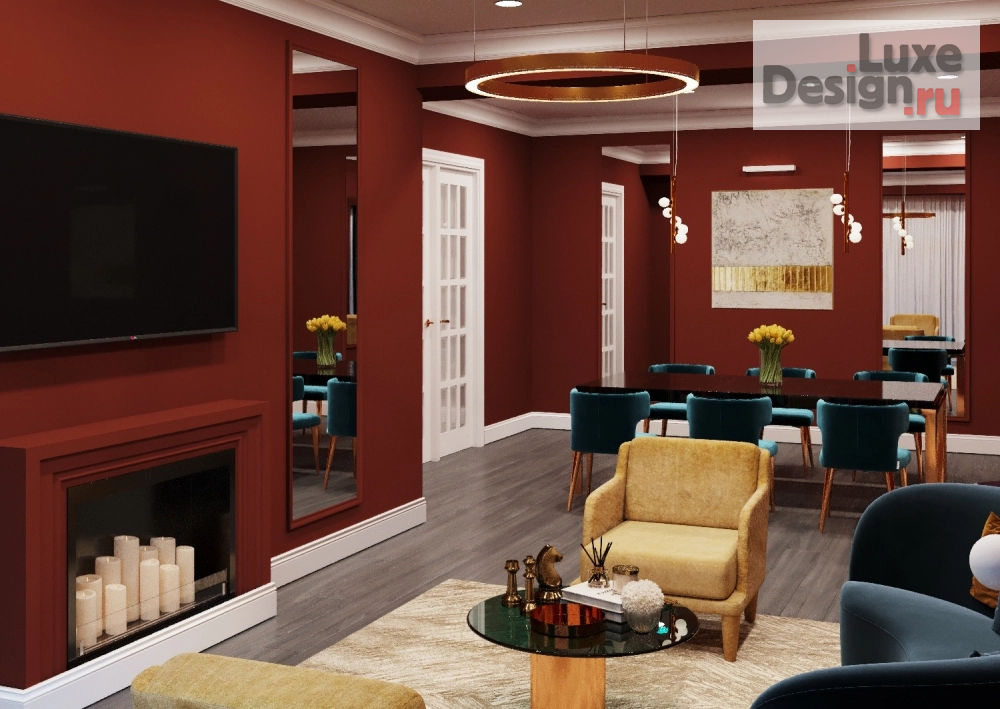 Дизайн интерьера четырехкомнатной квартиры "Квартира в Грозном" (фото 4)