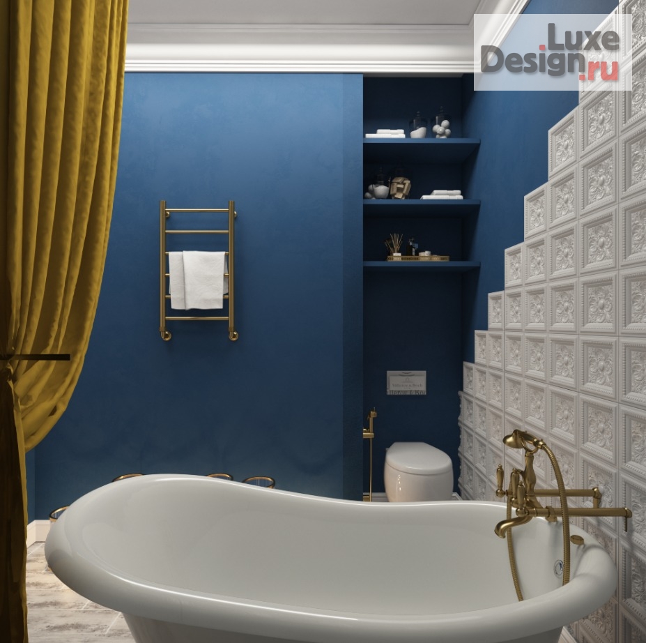 Дизайн интерьера однокомнатной квартиры "Квартира в Москве жк Савеловский сити" (фото 15)