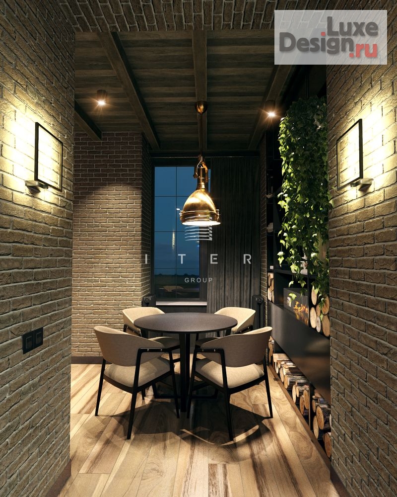 Дизайн интерьера квартиры "Проект квартиры МОСКОВСКИЙ ЛОФТ" (фото 2)