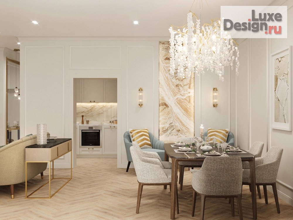 Дизайн интерьера двухкомнатной квартиры "Квартира в современной классике" (фото 10) от дизайнера Алексей Верховод Дизайн интерьера двухкомнатной квартиры "Квартира в современной классике" (фото 10)