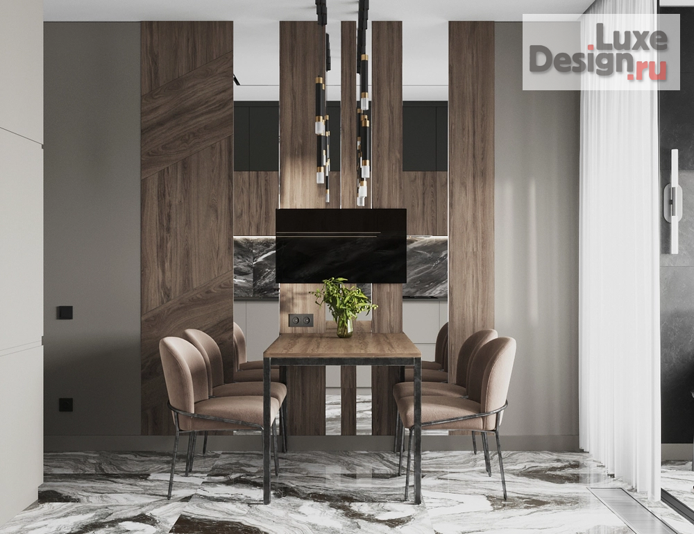 Дизайн интерьера двухкомнатной квартиры "Квартира в ЖК Румянцево-парк" (фото 6)