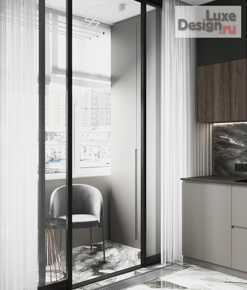 Дизайн интерьера двухкомнатной квартиры "Квартира в ЖК Румянцево-парк" (фото 10)