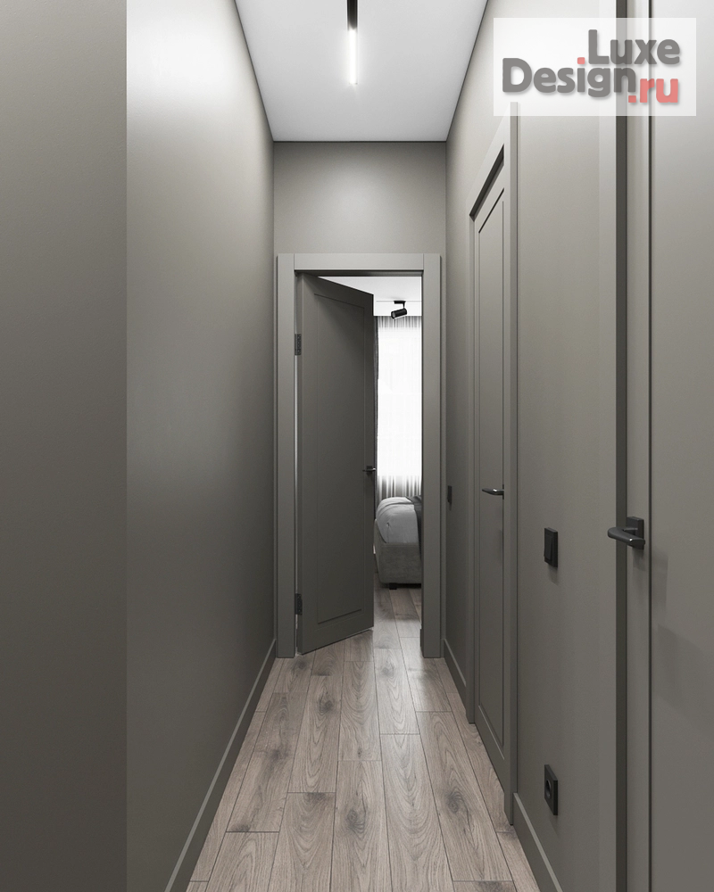 Дизайн интерьера двухкомнатной квартиры "Квартира в ЖК Румянцево-парк" (фото 2)