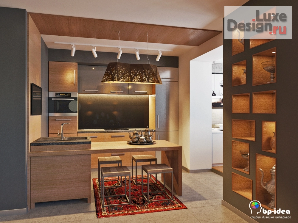 Дизайн интерьера однокомнатной квартиры "Проект однокомнатной квартиры" (фото 8)