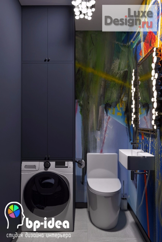 Дизайн интерьера трехкомнатной квартиры "Квартира с элементами лофта" (фото 9)