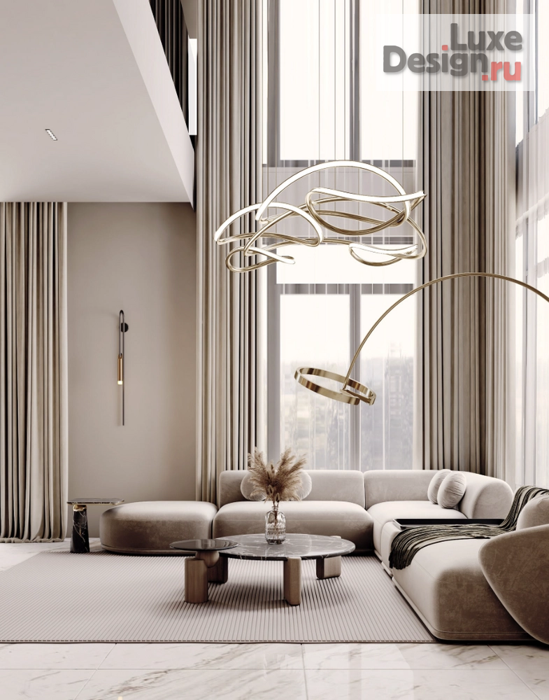 Дизайн интерьера загородного дома "Дизайн проект загородного дома" (фото 3)