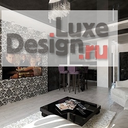 Дизайн интерьера трехкомнатной квартиры "Кухня-гостиная в стиле ар-деко" (фото 6)