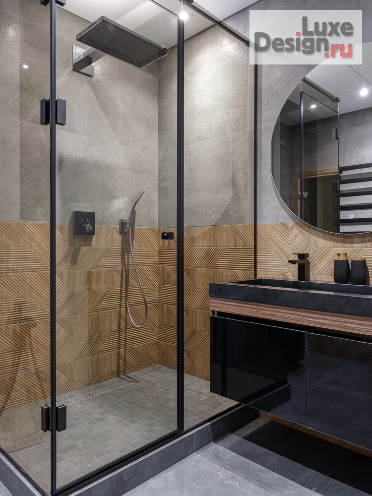 Дизайн интерьера трехкомнатной квартиры "минимализм в жк Триколор" (фото 2)