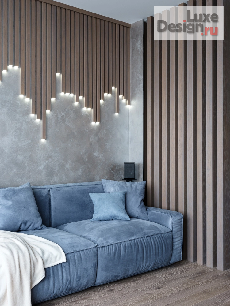 Дизайн интерьера трехкомнатной квартиры "минимализм в жк Триколор" (фото 17)