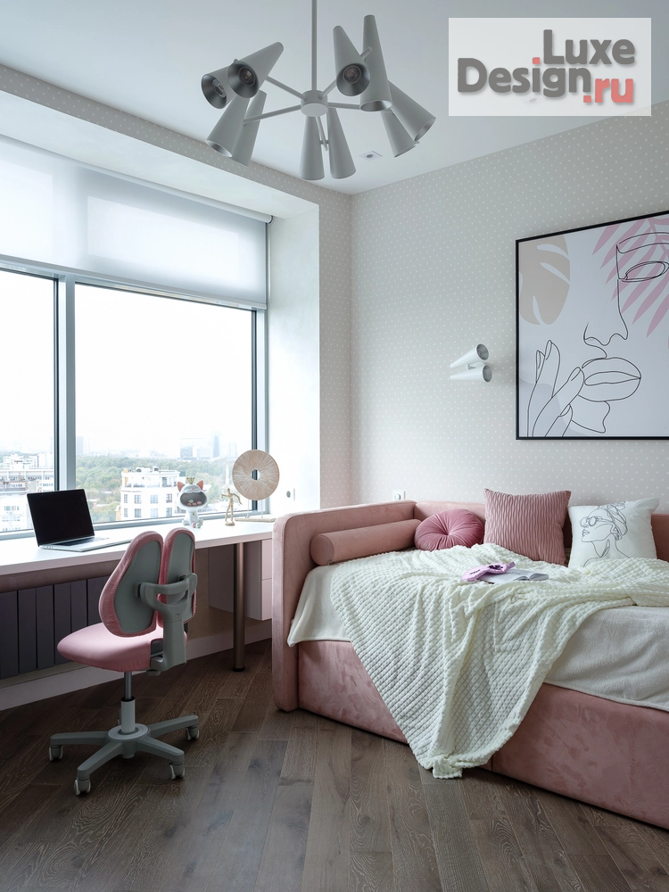 Дизайн интерьера трехкомнатной квартиры "минимализм в жк Триколор" (фото 35)