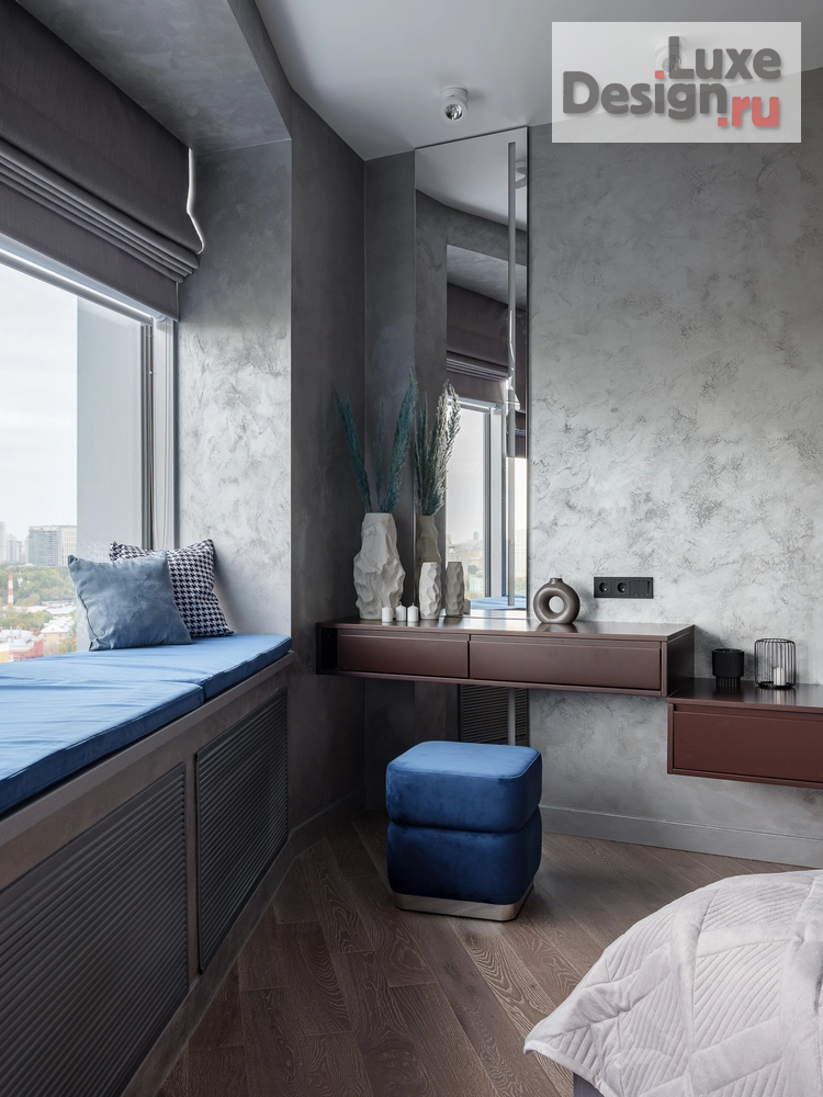 Дизайн интерьера трехкомнатной квартиры "минимализм в жк Триколор" (фото 41)