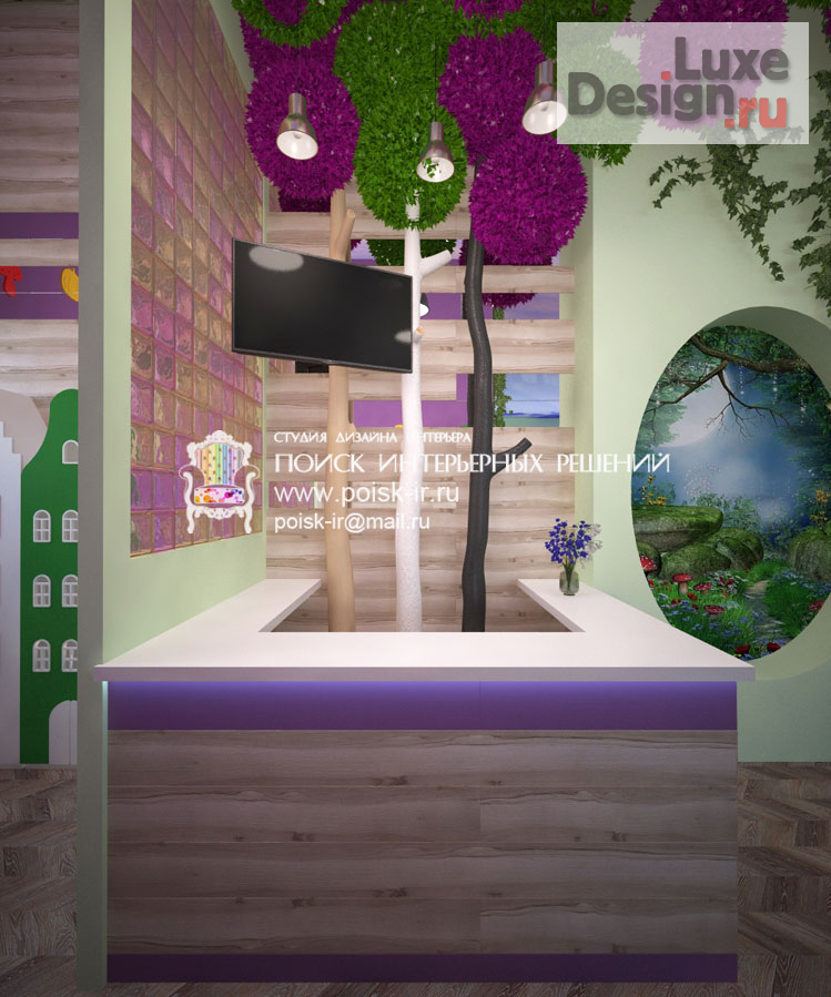 Дизайн интерьера школы "Дизайн детских центров и детских клубов развлечений в Москве и Подмосковье" (фото 15)