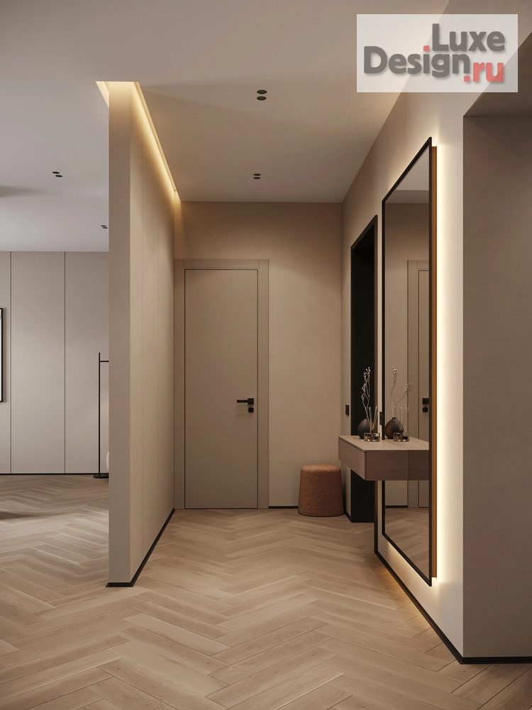 Дизайн интерьера двухкомнатной квартиры "Дизайн квартиры в стиле минимализ" (фото 5)