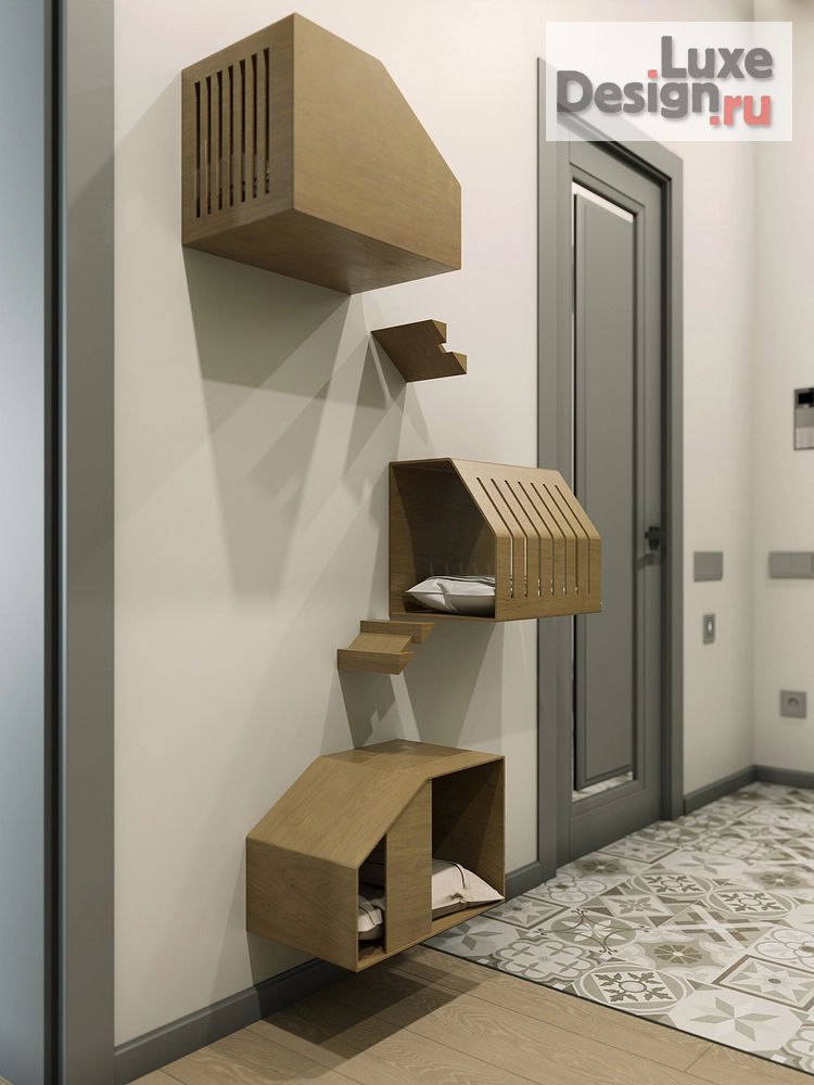 Дизайн интерьера четырехкомнатной квартиры "Спокойствие природы" (фото 18) от дизайнера Литаврин Александр Геннадьевич Дизайн интерьера четырехкомнатной квартиры "Спокойствие природы" (фото 18)