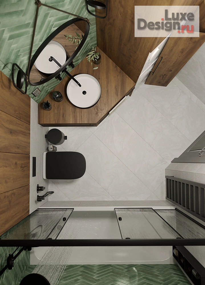 Дизайн интерьера четырехкомнатной квартиры "Спокойствие природы" (фото 10) от дизайнера Литаврин Александр Геннадьевич Дизайн интерьера четырехкомнатной квартиры "Спокойствие природы" (фото 10)