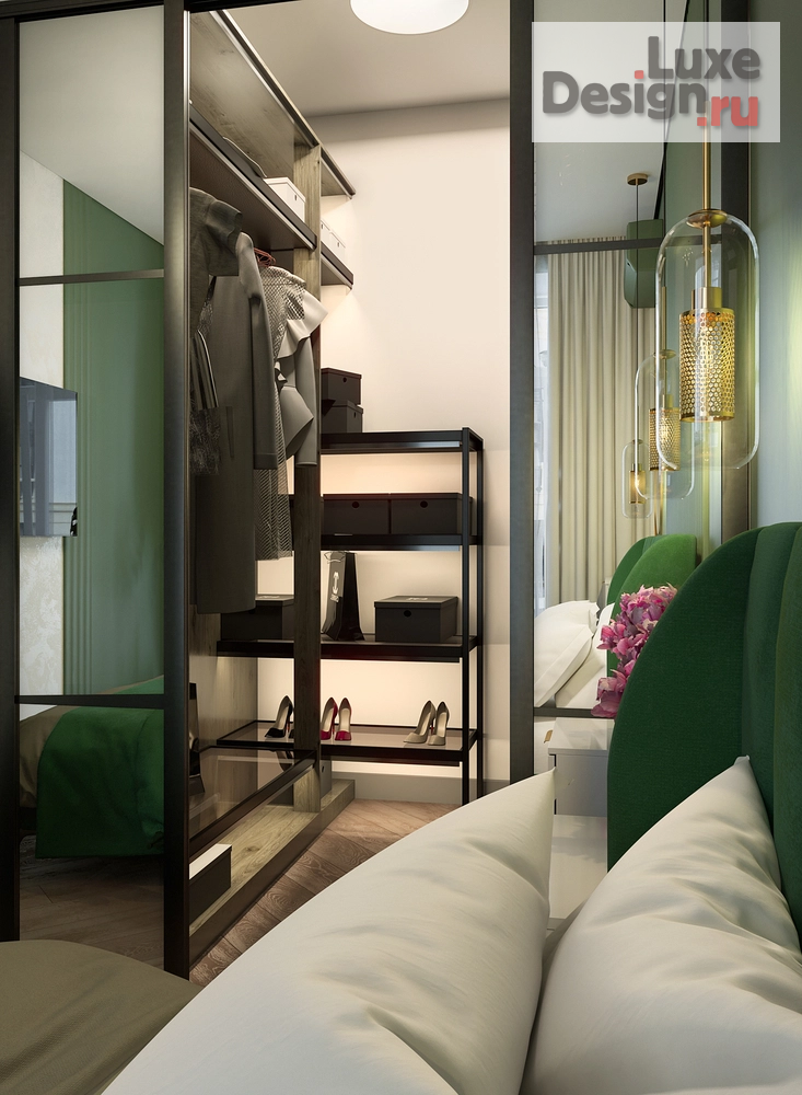 Дизайн интерьера четырехкомнатной квартиры "Спокойствие природы" (фото 7) от дизайнера Литаврин Александр Геннадьевич Дизайн интерьера четырехкомнатной квартиры "Спокойствие природы" (фото 7)