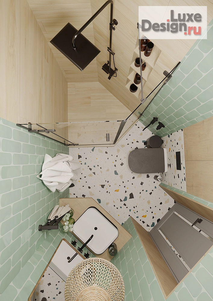 Дизайн интерьера четырехкомнатной квартиры "Спокойствие природы" (фото 11) от дизайнера Литаврин Александр Геннадьевич Дизайн интерьера четырехкомнатной квартиры "Спокойствие природы" (фото 11)