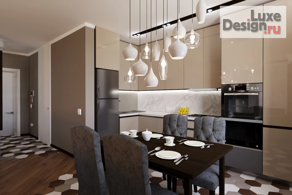 Дизайн интерьера двухкомнатной квартиры "Квартира для пожилой семейной пары" (фото 4)