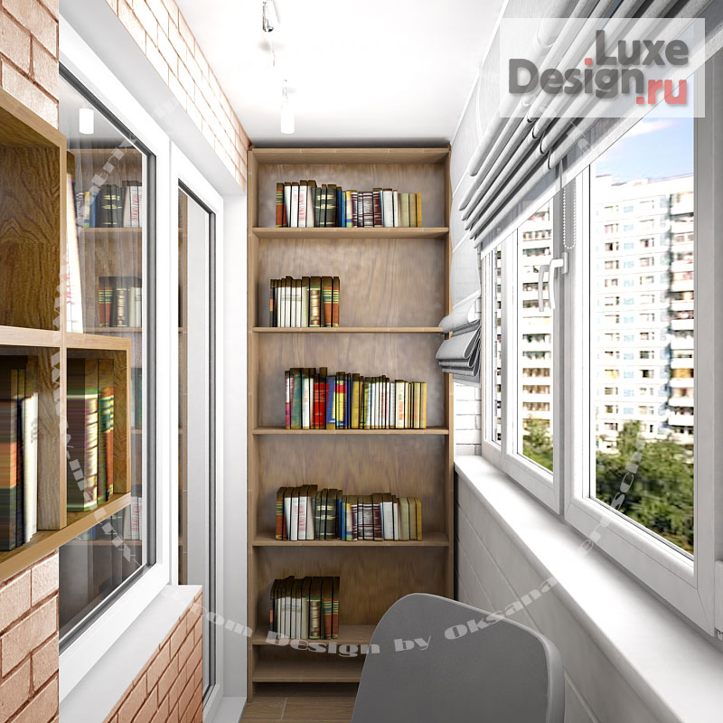 Дизайн интерьера лоджии "Балконы. Индивидуальный дизайн проект" (фото 2)