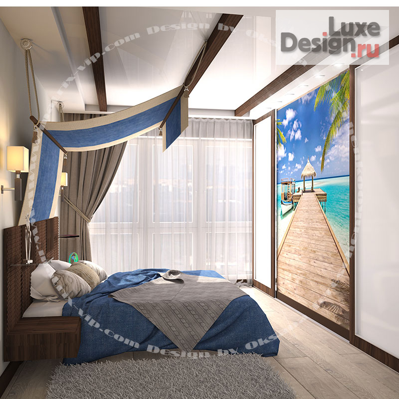 Дизайн интерьера комнаты "Спальни. Индивидуальный дизайн проект." (фото 4)