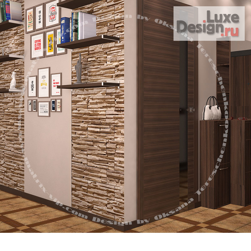 дизайн интерьера гардеробной "Прихожая. Индивидуальный дизайн проект." (фото 4)