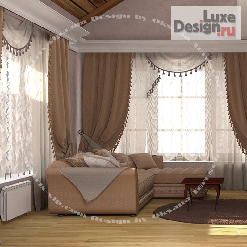 Дизайн интерьера гостиной "Гостинные. Индивидуальные дизайн проекты." (фото 5)