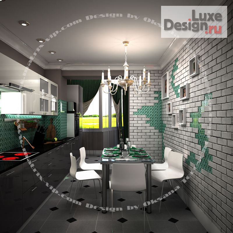 Дизайн интерьера кухни "Кухни. Индивидуальный дизайн проект" (фото 5)