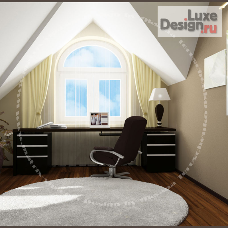 Дизайн интерьера мансарды "Мансарды. Индивидуальный дизайн проект" (фото 18)