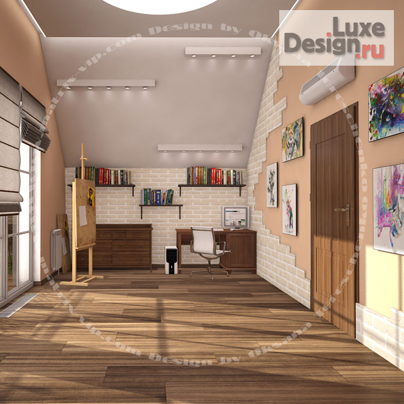 Дизайн интерьера мансарды "Мансарды. Индивидуальный дизайн проект" (фото 21)