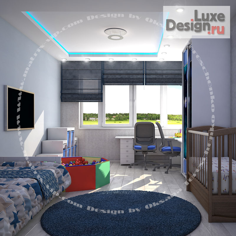 Дизайн интерьера детской "Детские. Индивидуальный дизайн проект." (фото 38)