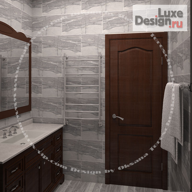 Дизайн интерьера ванной "Ванная. Индивидуальный дизайн проект" (фото 15)