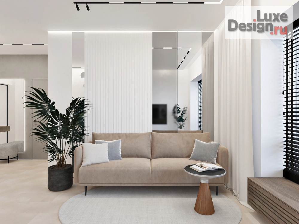 Дизайн интерьера однокомнатной квартиры "Однокомнатная квартира в ЖК Вестердам, г. Москва" (фото 4)