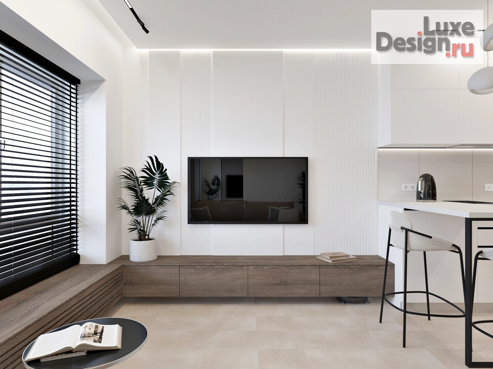 Дизайн интерьера однокомнатной квартиры "Однокомнатная квартира в ЖК Вестердам, г. Москва" (фото 5)