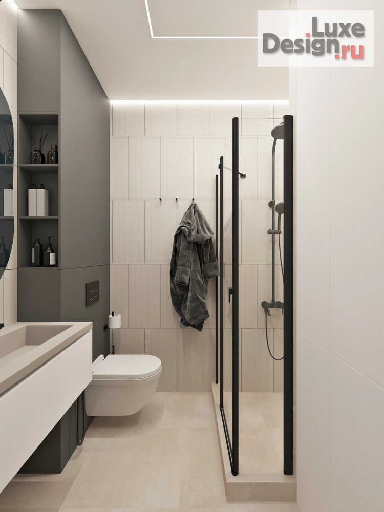 Дизайн интерьера однокомнатной квартиры "Однокомнатная квартира в ЖК Вестердам, г. Москва" (фото 9)