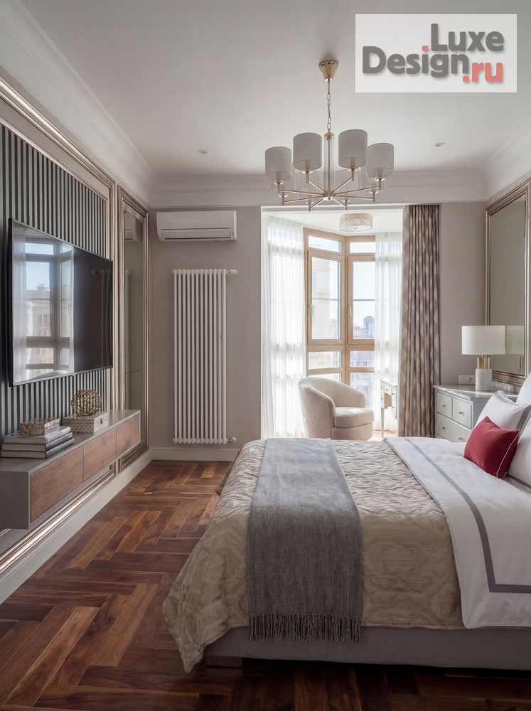 Дизайн интерьера спальни "Тихая роскошь" (фото 4)